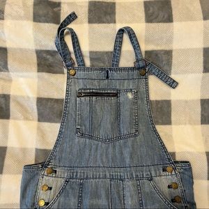 Madewell denim overalls jumpsuit